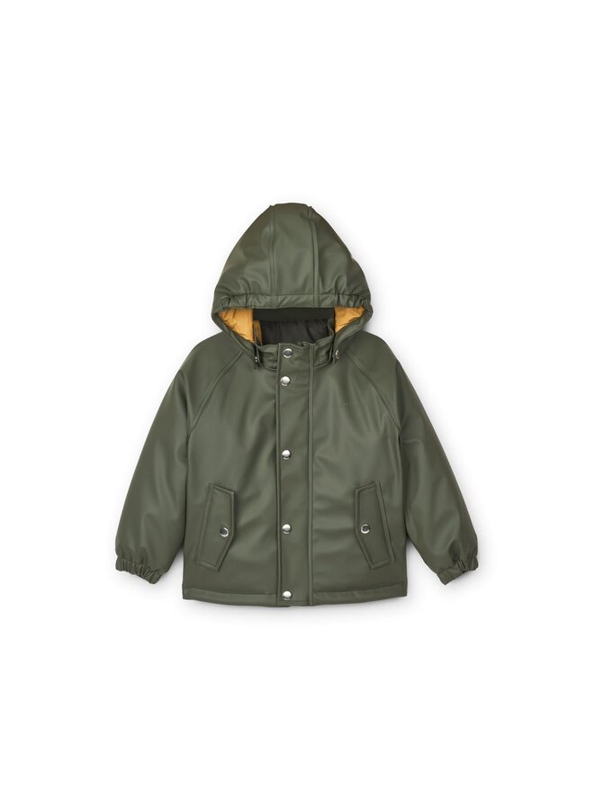 Liewood Ivy Rainwear Set With Padding Hunter Green