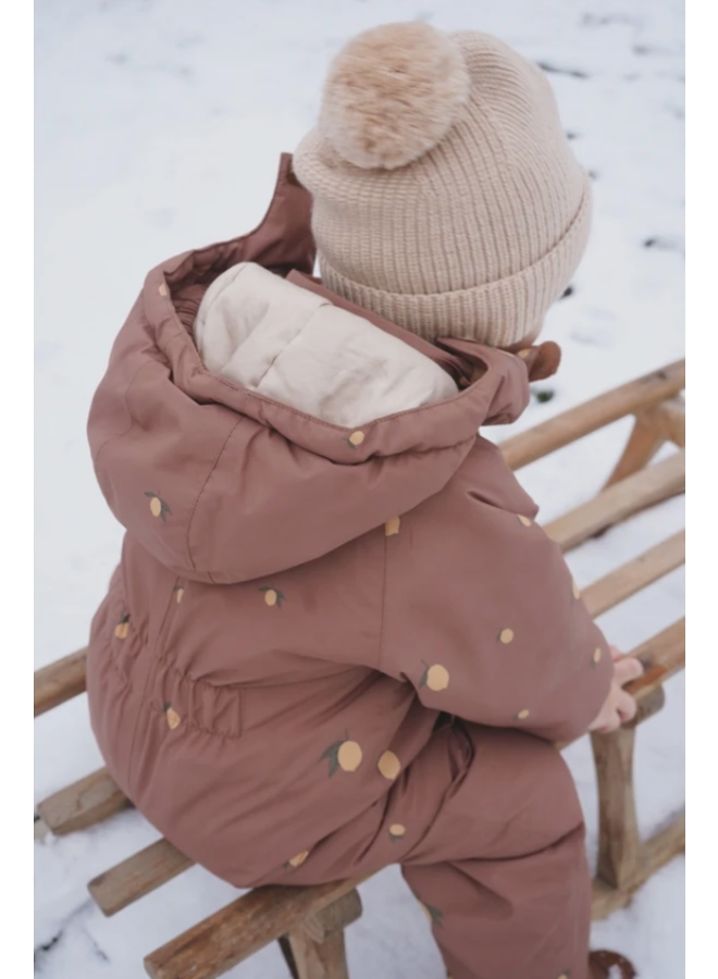 Konges Slojd Nohr Snowsuit Print Lemon Brown