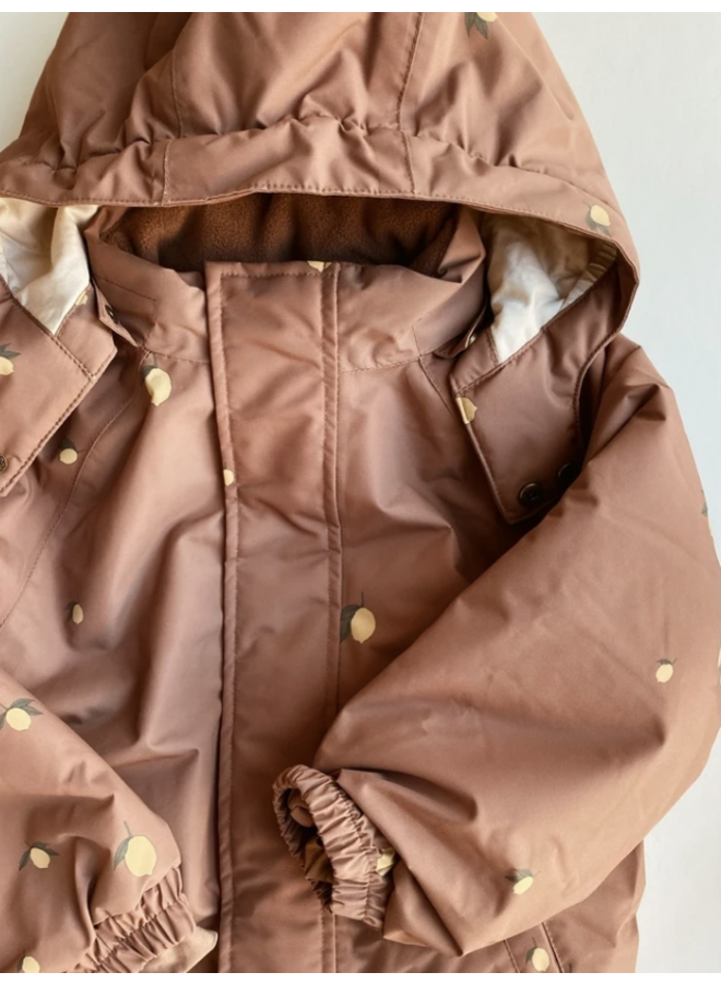 Konges Slojd Nohr Snowsuit Print Lemon Brown