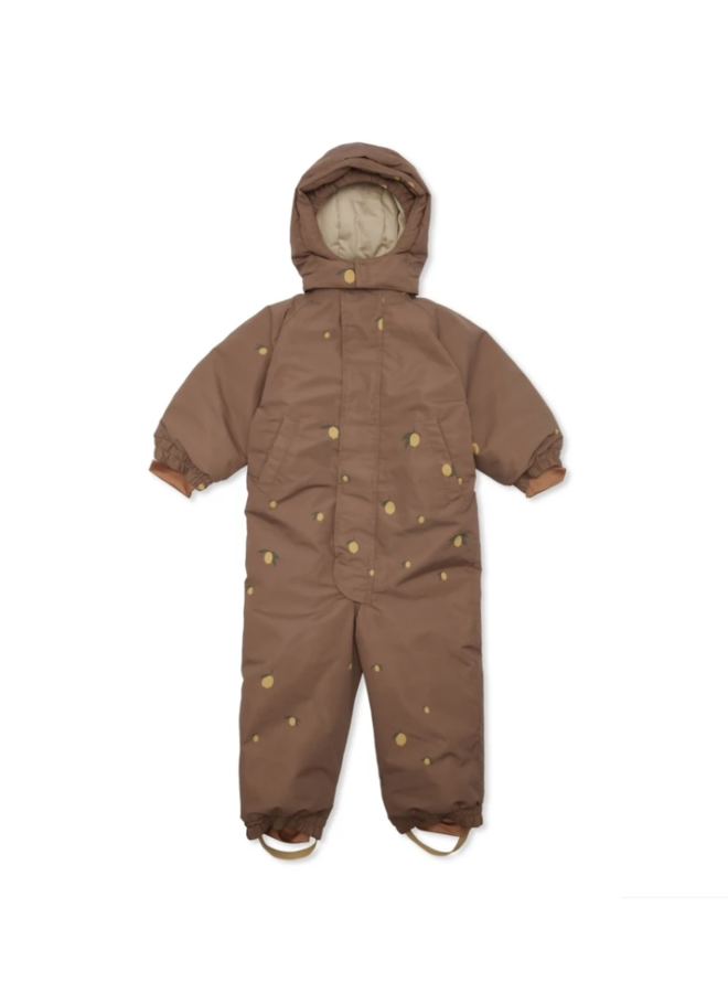 Konges Slojd Nohr Snowsuit Print Lemon Brown