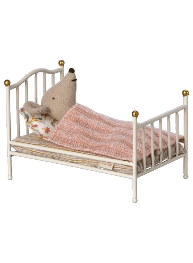 Maileg Vintage Bed Micro Off White