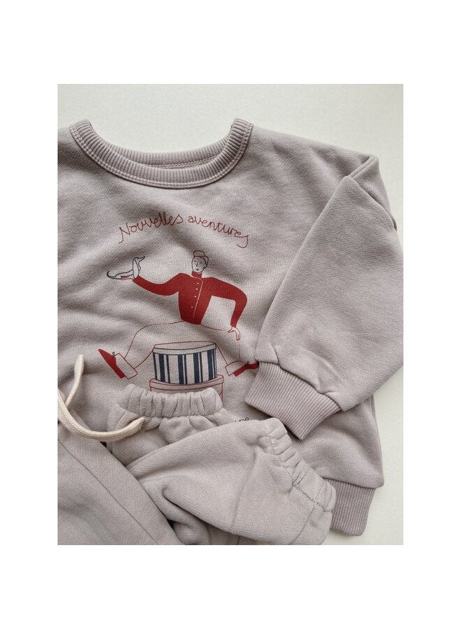 Konges Sløjd Lou Sweat Shirt Beige Grey