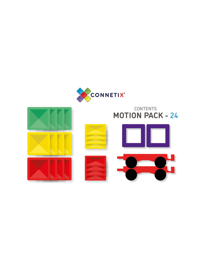 Connetix 24 Piece Motion Pack