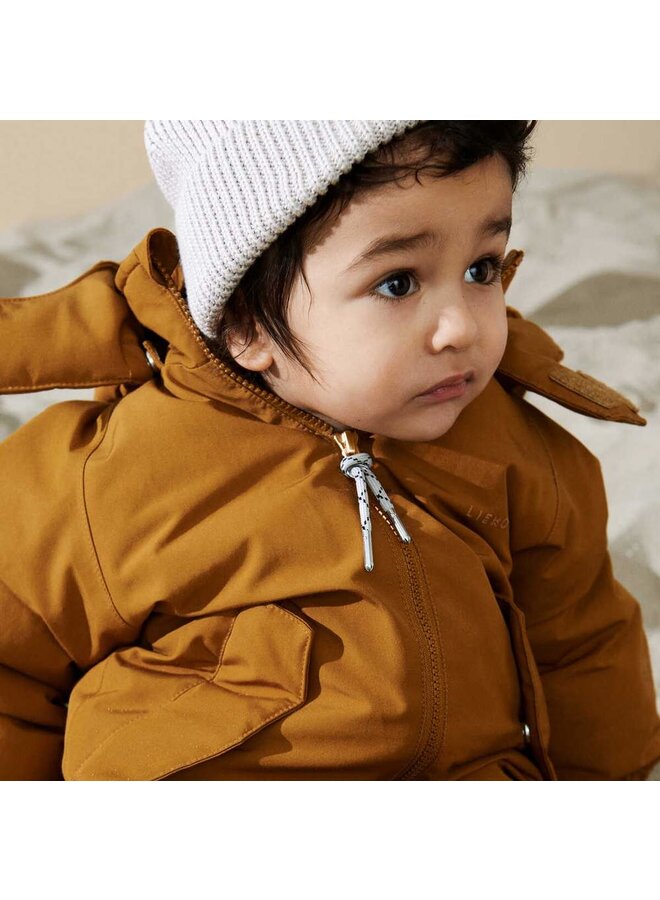 Liewood Sne Snowsuit Golden Caramel