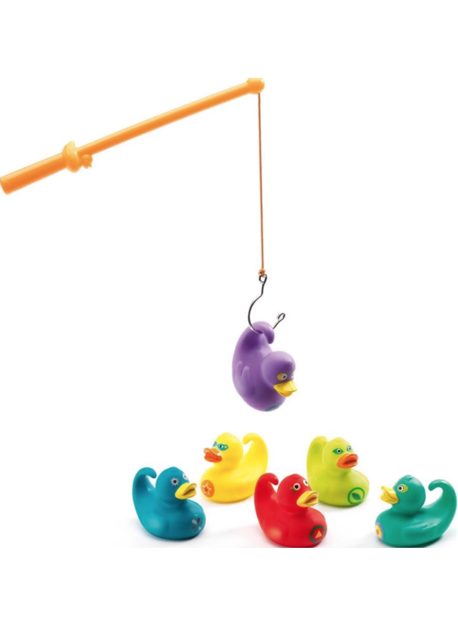 Djeco Rainbow Fishing Ducks