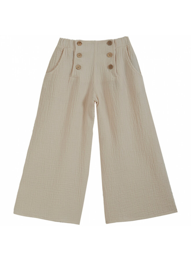 Emile Et Ida Trousers Marin Ecru