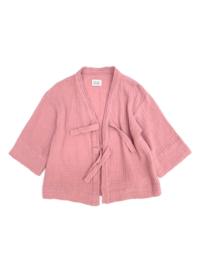Long Live The Queen Kimono Jacket Warm Pink