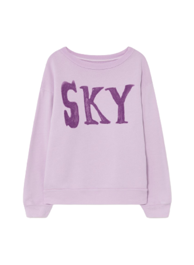 The Animals Observatory Sweatshirt Bear Lilac Sky