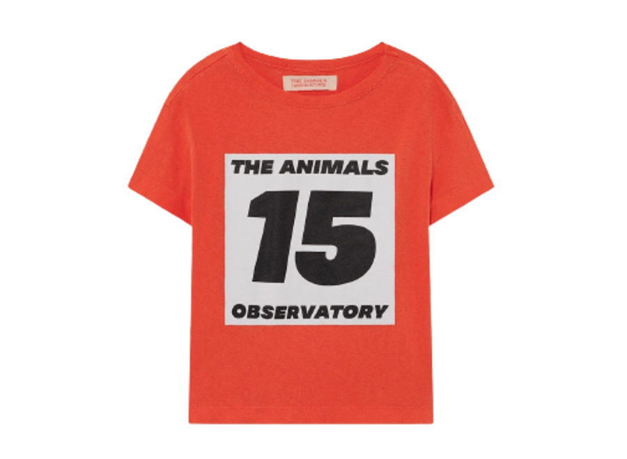 The Animals Observatory T-Shirt Rooster Red