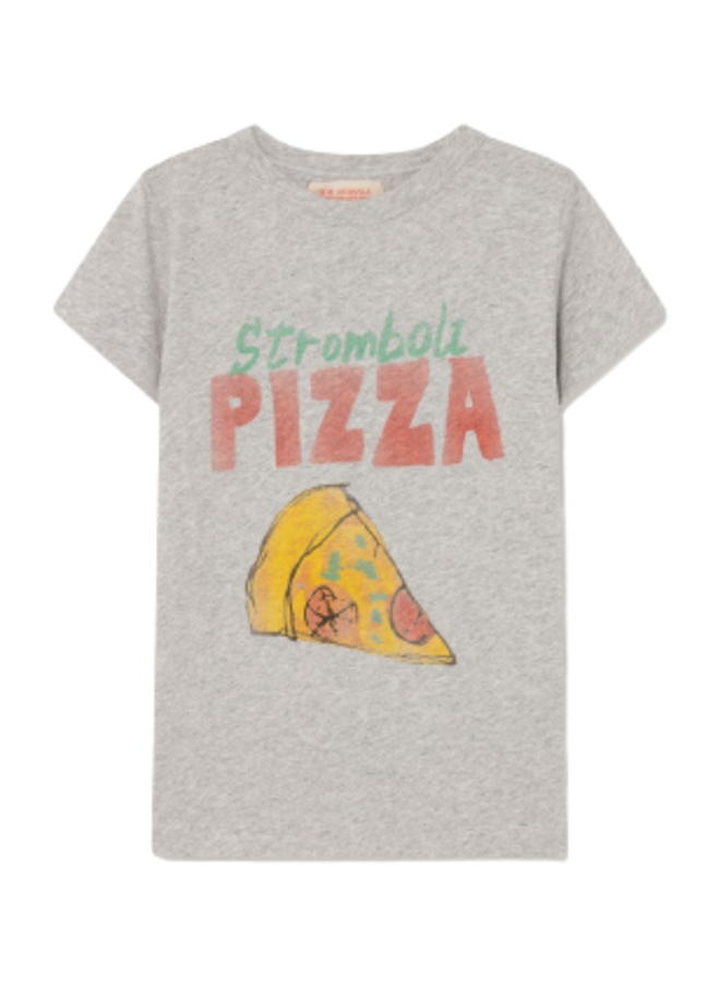 The Animals Observatory T -Shirt Hippo Grey Pizza