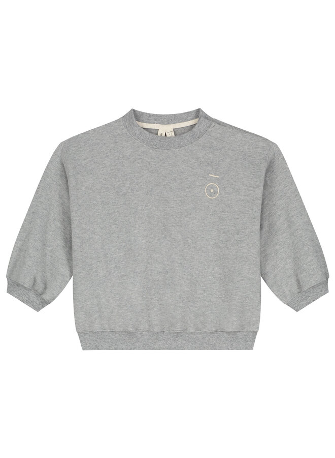 Gray Label Baby Dropped Shoulder Sweater Grey Melange