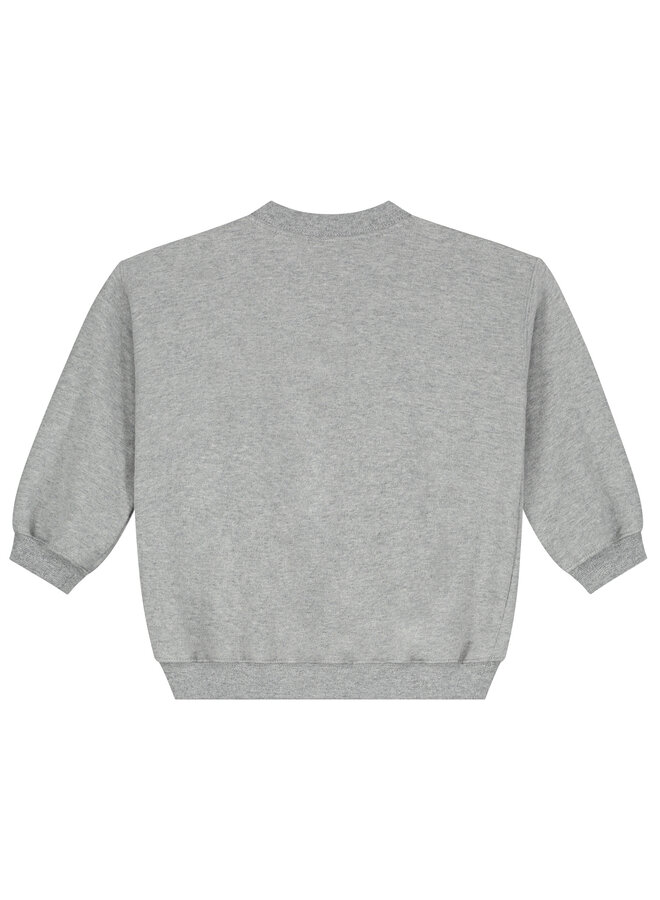 Gray Label Baby Dropped Shoulder Sweater Grey Melange