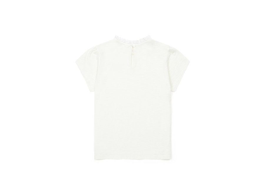 Bonton T-Shirt Col Blanc Paloma