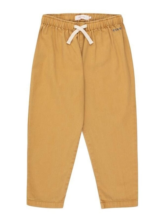 Tiny Cottons Solid Pant Old Gold