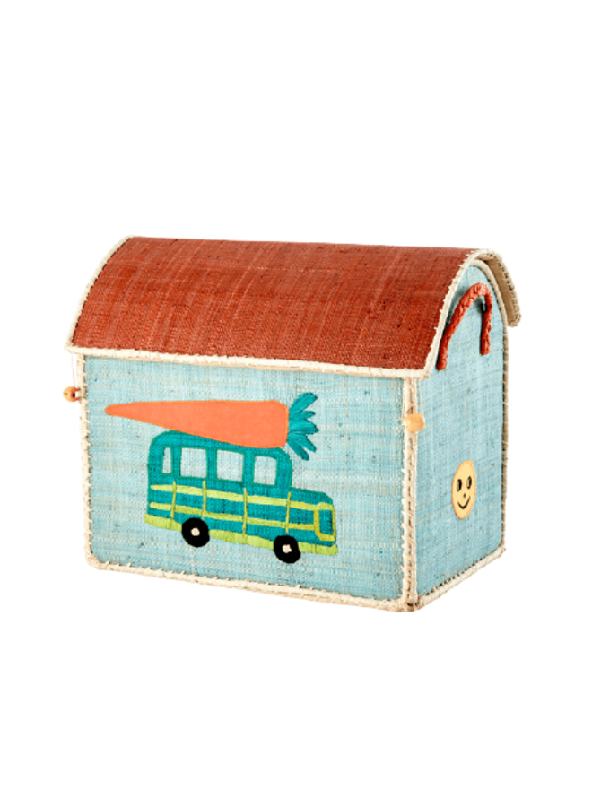 Raffia Basket Cars Small