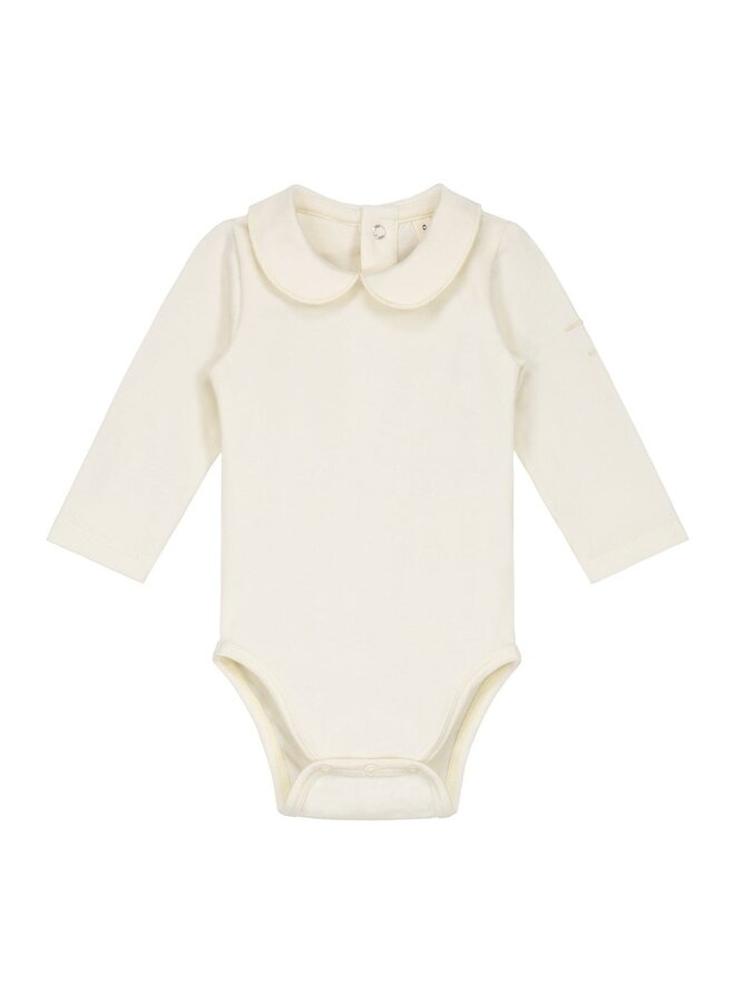 Gray Label Baby Collar Onesie Cream