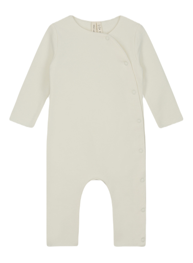 Gray Label Baby Suit With Snaps Cream