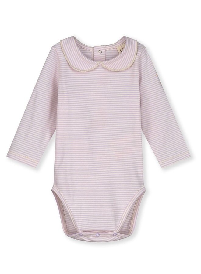 Gray Label Baby Collar Onesie Purple Haze/Cream