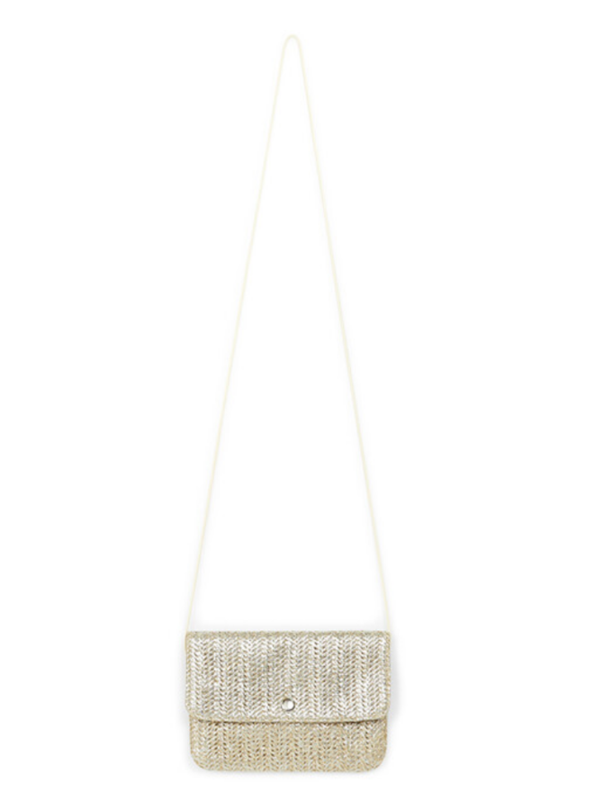 Bonton Mini Woven Glitter Bag