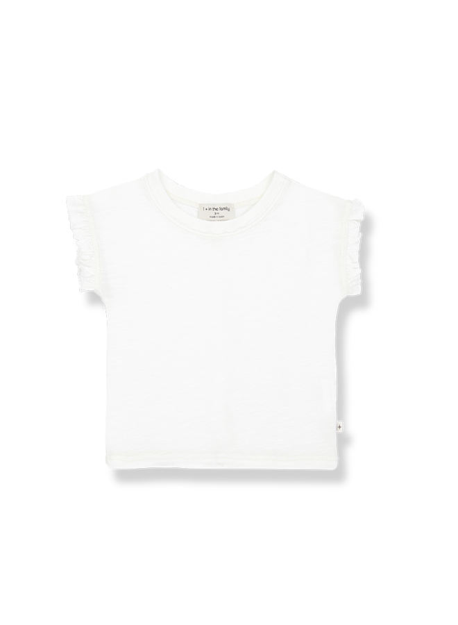 One More in the Family Mireia T-shirt Off White