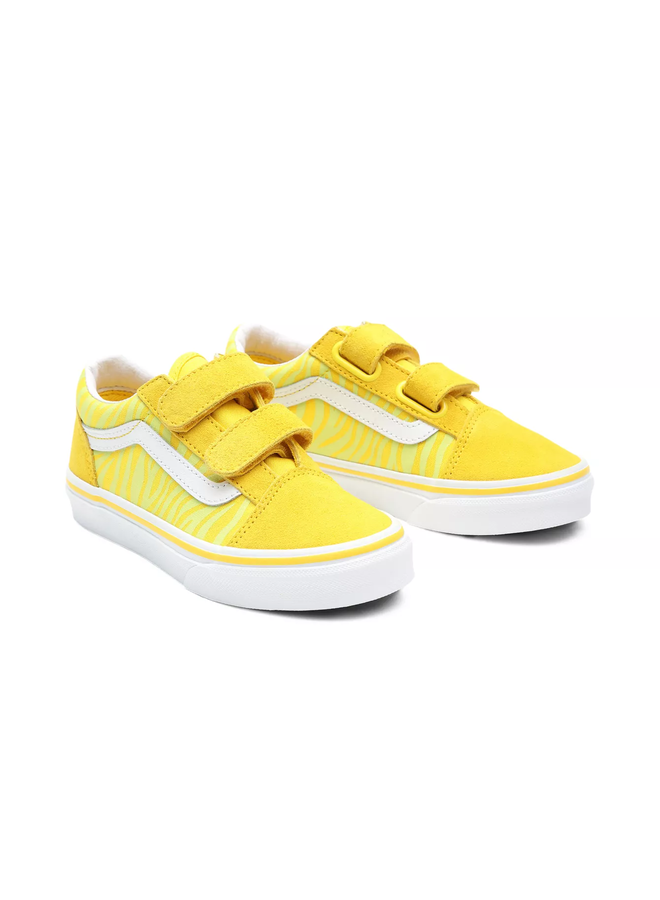 Vans Old Skool V Neon Zebra Yellow