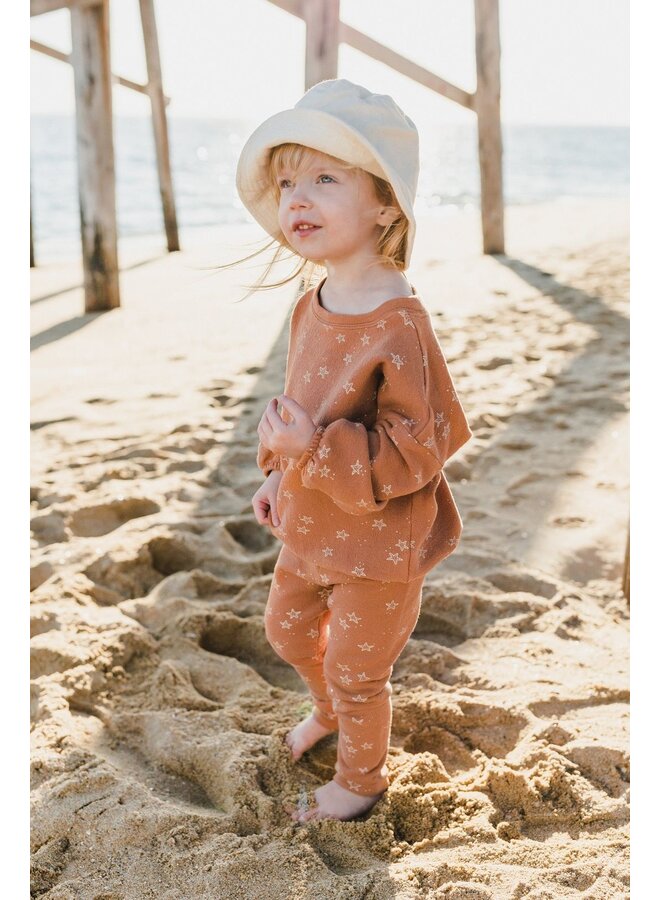 Rylee & Cru Slouchy Pullover Starfish Terracotta