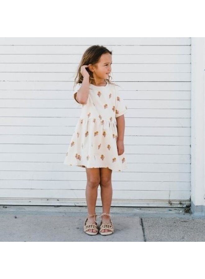 Rylee & Cru Raglan Dress Ice Cream