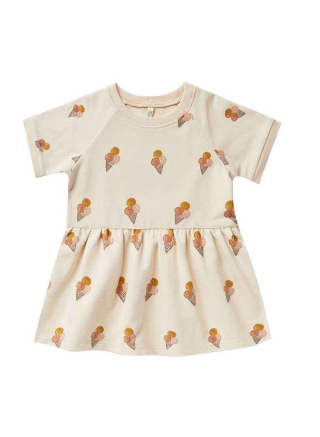 Rylee & Cru Raglan Dress Ice Cream