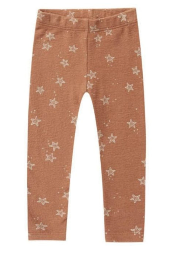 Rylee & Cru Knit Legging Starfish Terracotta