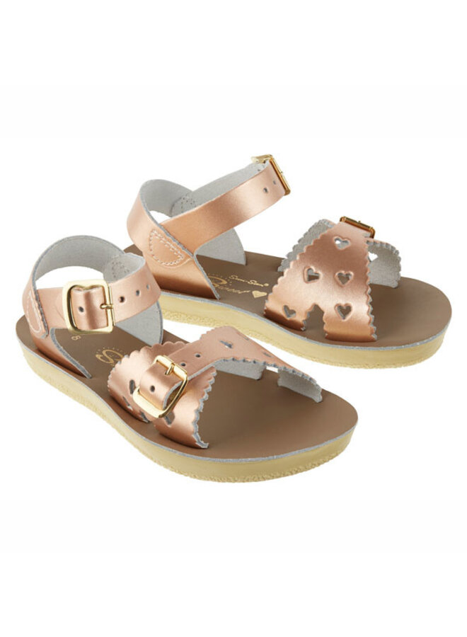 Salt Water Sandals Sweetheart Rose Gold