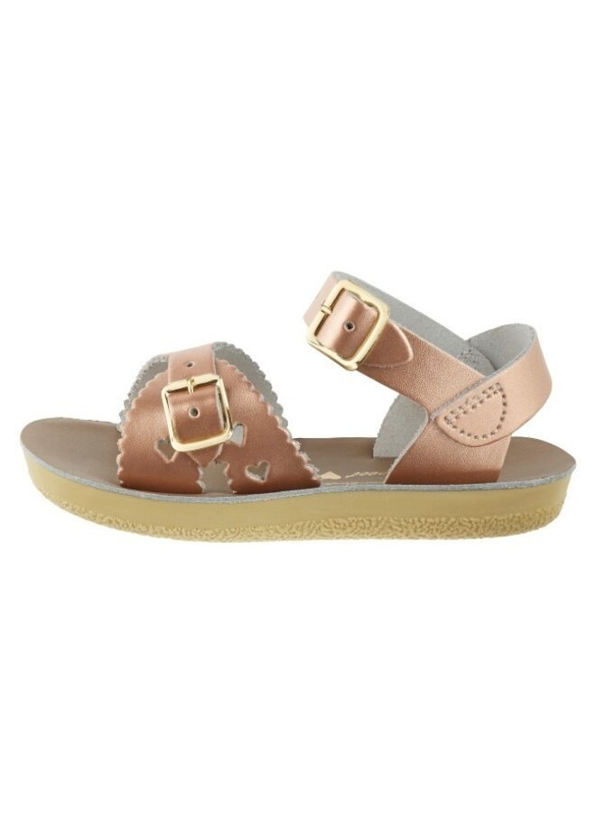 Salt Water Sandals Sweetheart Rose Gold