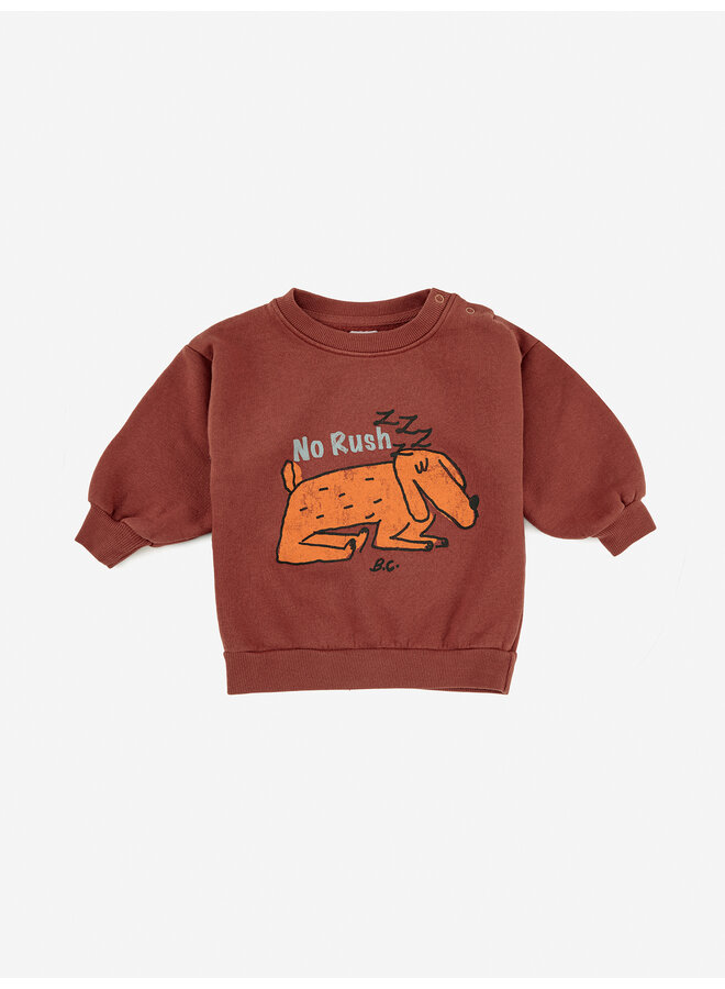 Bobo Choses Sweatshirt Sleepy Dog Pink