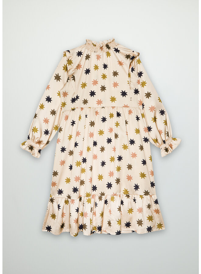 The New Society Daria Dress Stars Print