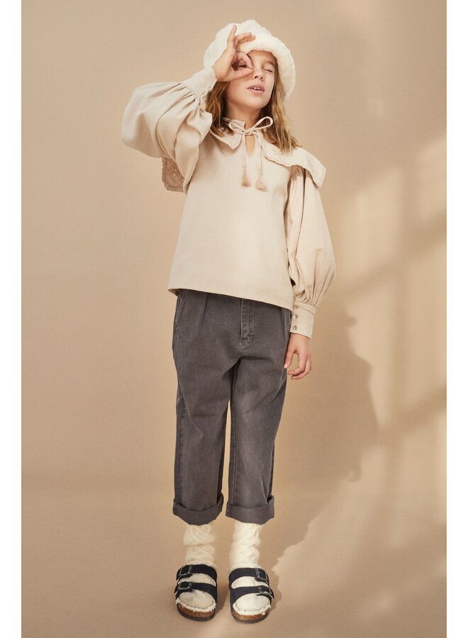 The New Society Geraldine Blouse Sand