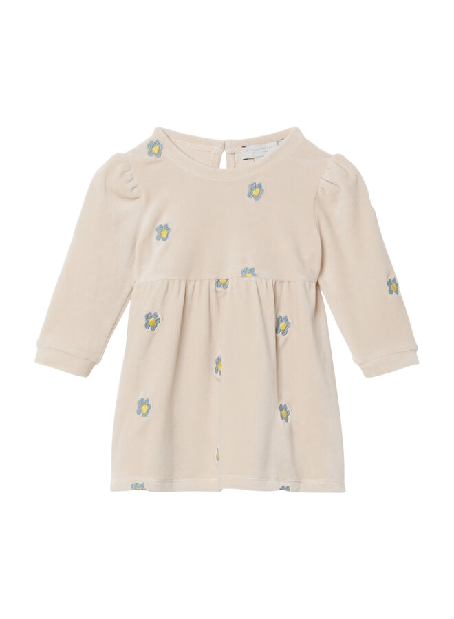 Stella McCartney Jersey Dress Creme Flowers