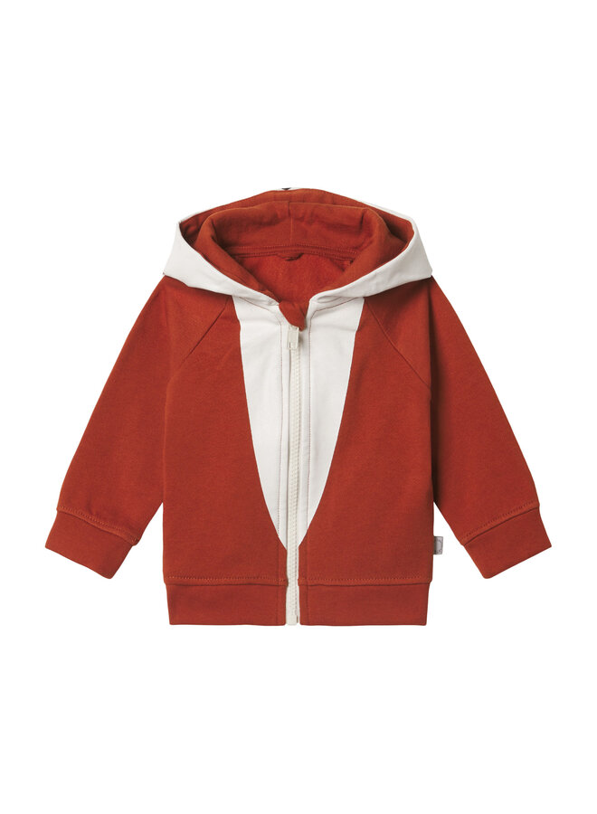 Stella McCartney Jersey Hooded Cardigan Fox