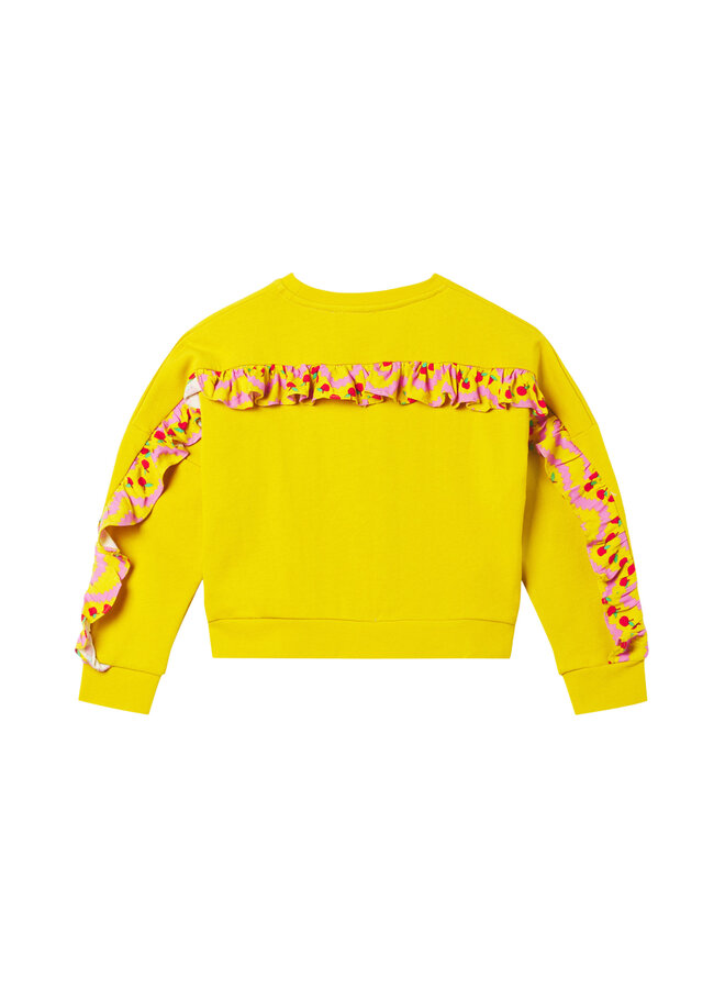 Stella McCartney Sweatshirt Ruffles Yellow