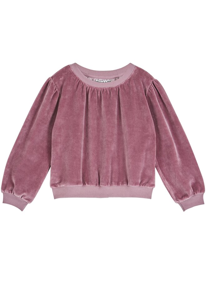 Emile Et Ida Sweatshirt Violet Velour