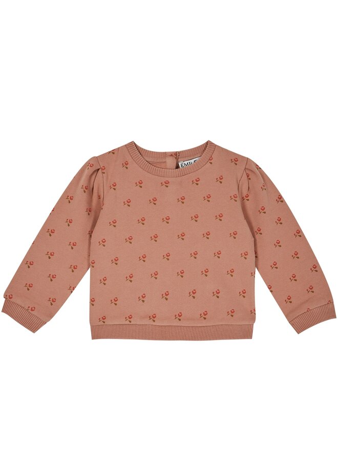 Emile Et Ida Sweatshirt Terracotta Azalee