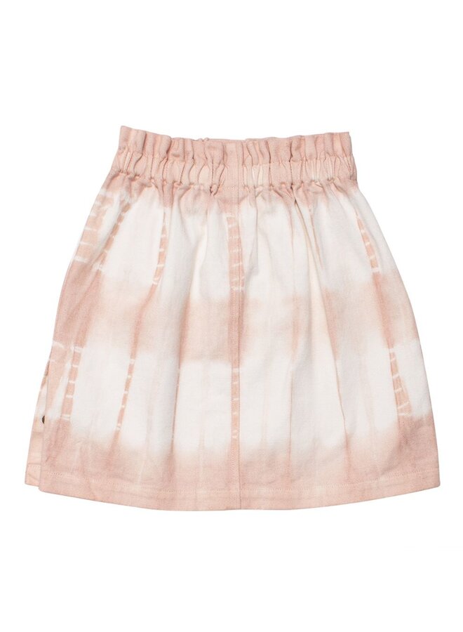 Wynken Snap Skirt Soft Pink Tie Dye