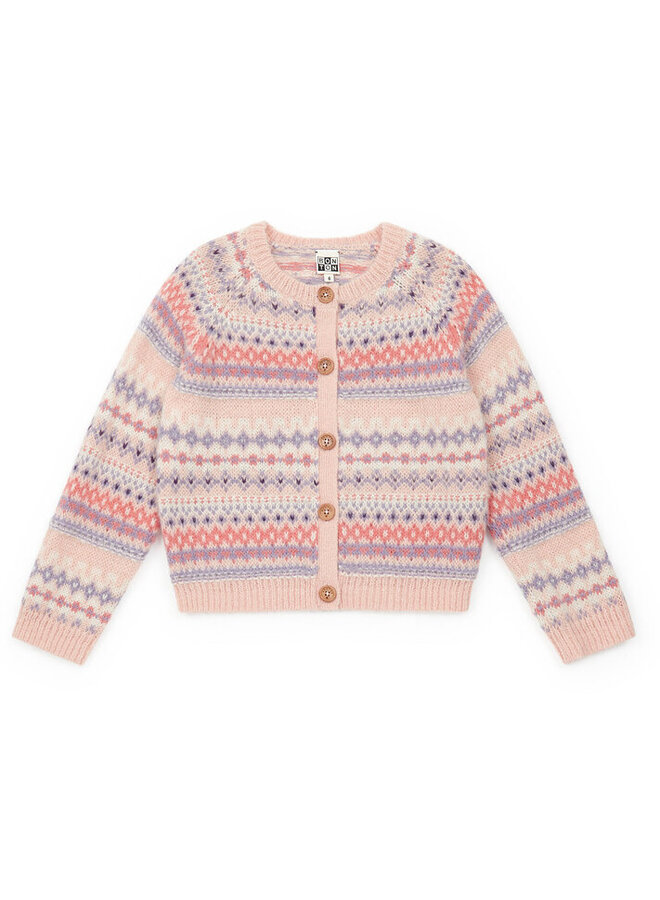 Bonton Cardigan Jacquard Neroli