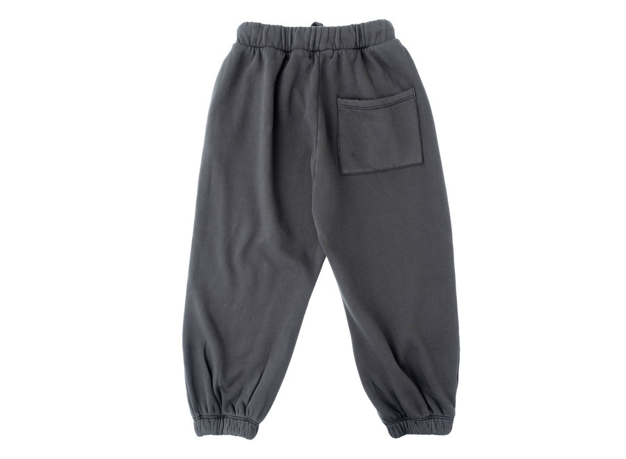 Tocoto Vintage Unisex Kid Plush Trousers Dark Grey