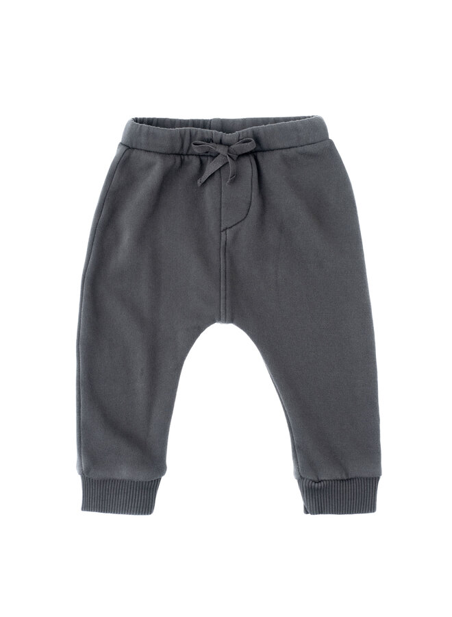 Tocoto Vintage Plush Baby Pants Dark Grey