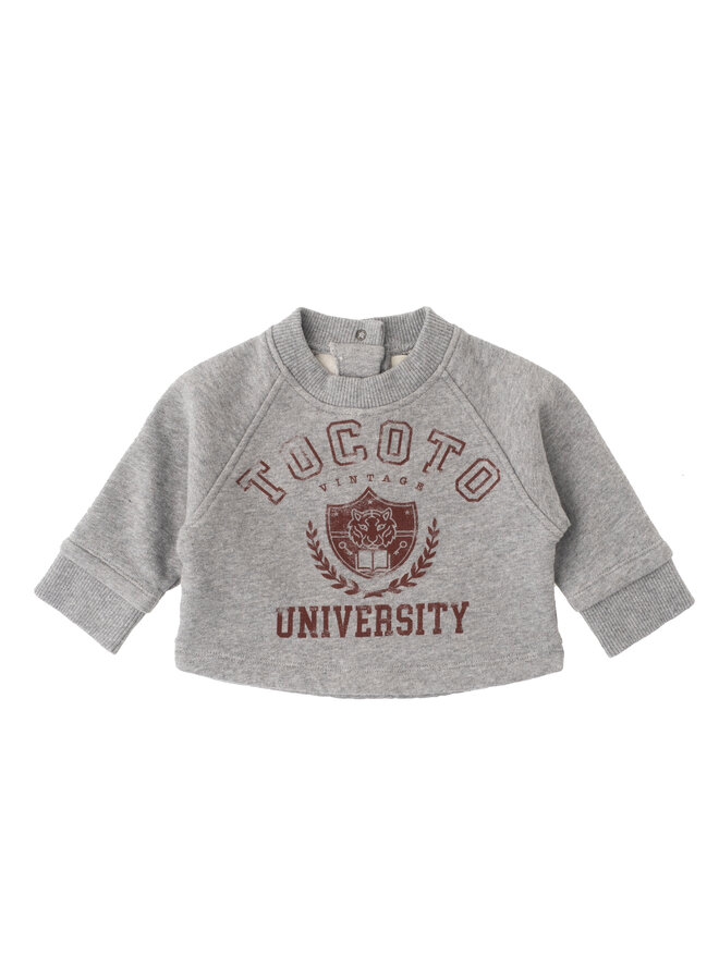 Tocoto Vintage Sweatshirt University Plush