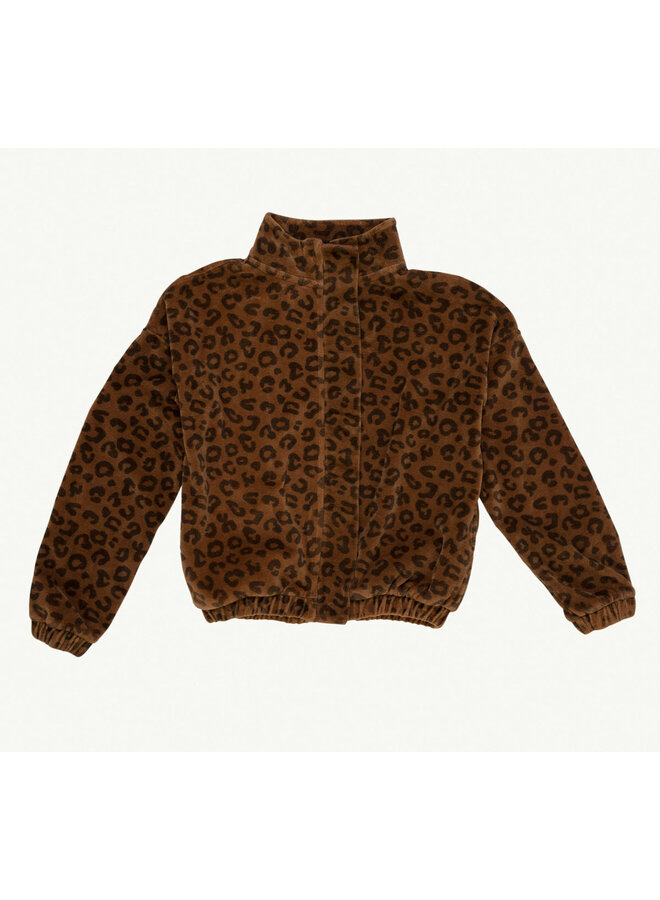 Maed For Mini Lazy Leopard Track Jacket