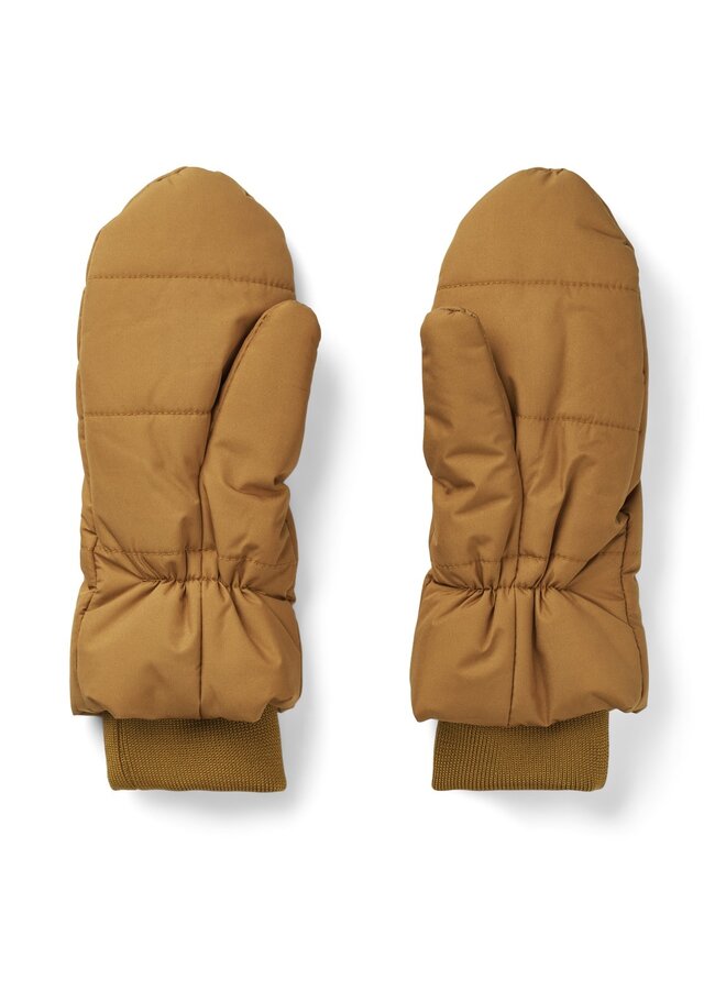 Liewood Lenny Padded Mittens Golden Caramel