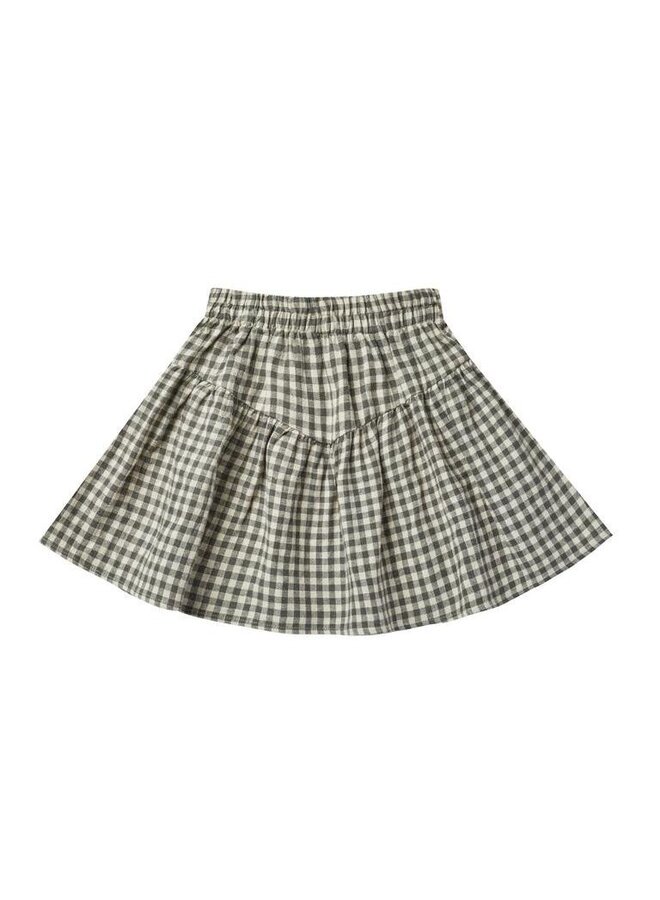 Rylee And Cru Sparrow Skirt Marine Gingham