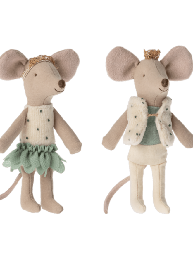 Maileg Royal Twins Mice Little Sister And Brother In Box