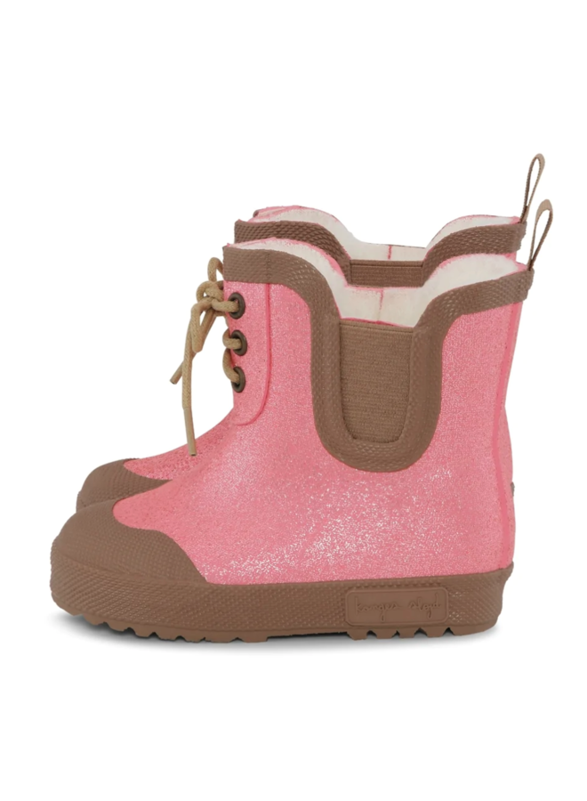 Konges Sløjd Thermo Boots Glitter Strawberry Pink