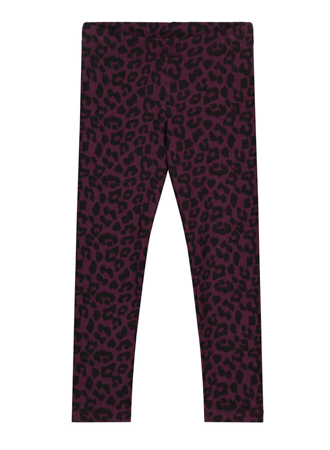 Daily Brat Leopard Pants Autumn Purple